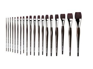 da Vinci | TOP ACRYL Synthetik Pinsel Flach Acryl, Öl, Gouache Flächen - Racher