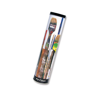da Vinci | COLLEGE Pinseldose 5403 mit Pinselset für Acryl- und Ölmalerei