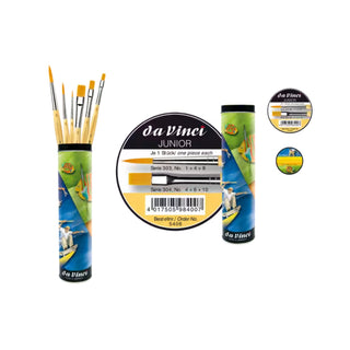 da Vinci | JUNIOR-Synthetics Pinseldose 5406 Set für Hobby und Schule
