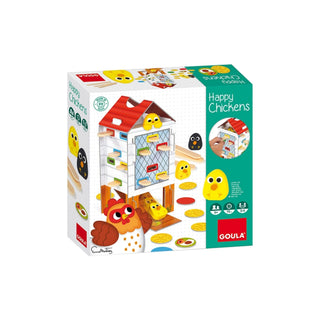 Goula | Fröhliche Küken - Familienspiel ab 3 Jahren, für 2-4 Spieler