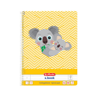 HERLITZ | Spiralbuch Koala Notizbuch A4 liniert