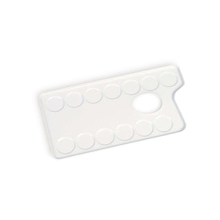 Honsell | Farbmischpalette mit Vertiefungen - Kunststoff oder Metall