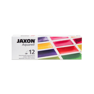JAXON | Aquarell Metallkasten 12 x 1/2 Näpfchen