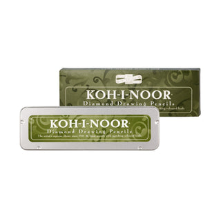 KOH-I-NOOR | Versatil Fallminenbleistift Set für 2×120mm Minen in 6 Farben ink. Minen