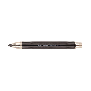 KOH-I-NOOR | Fallminenbleistift für 5,6×80mm Minen mit Minenspitzer in Schwarz