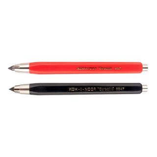 KOH-I-NOOR | Versatil Fallminenbleistift für 5,6×120mm Minen in Rot und Schwarz