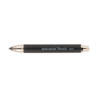 KOH-I-NOOR | Versatil Fallminenbleistift Set ink. bunten 5,6×80mm Minen mit Minenspitzer in Schwarz