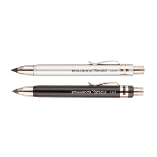 KOH-I-NOOR | Fallminenbleistift für 5,6×80mm Minen in Silber und Schwarz