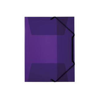 Kolma | Gummiband Mappe - Sammelmappe A4-Format, mit Einschlagklappen