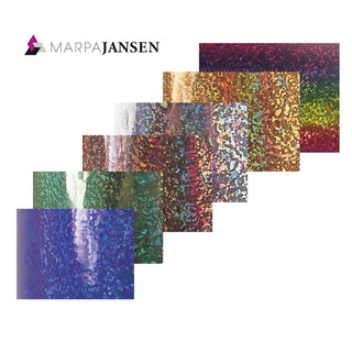 Marpa Jansen | Holographie-Folie Bastelfolie selbstklebend irisierend
