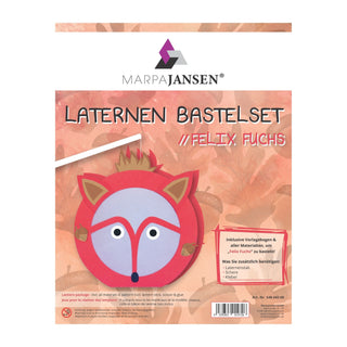 Marpa Jansen | Laternen Bastelset mit Anleitung, Laternenrohling aus Fotokarton 300g/m2