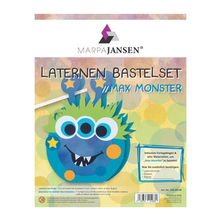 Marpa Jansen | Laternen Bastelset mit Anleitung, Laternenrohling aus Fotokarton 300g/m2