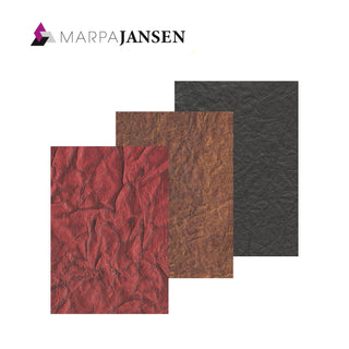 Marpa Jansen | Lederkarton strukturierter Bastelkarton mit Lederoptik stabil 250g/m2