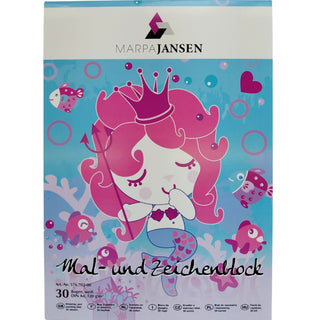 Marpa Jansen | Mal- und Zeichenblock weiss A4, 120 g/m2
