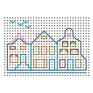 Marpa Jansen | Stickkarten Bastelkarten für Kinder vorgelocht, bedruckt 300g/m2