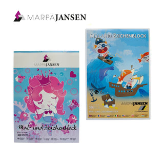 Marpa Jansen | Mal- und Zeichenblock weiss A4, 120 g/m2
