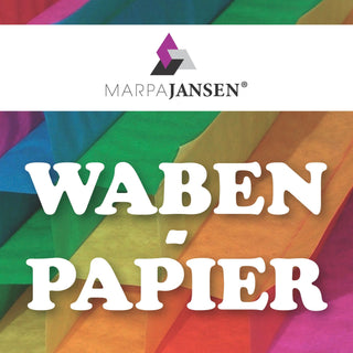 Marpa Jansen | Wabenpapier Bastelpapier dekorativ & vielseitig schwer entflammbar 30-lagig
