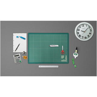 Q-CONNECT | Schneideunterlage - Schneidmatte selbstheilend, präzise Schnittfläche, rutschfest