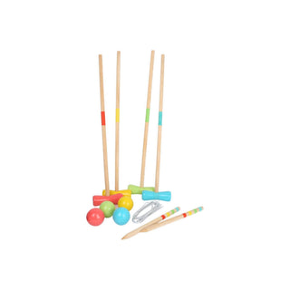 small foot | Krocketspiel Active Geschicklichkeitsspiel aus Holz - Racher