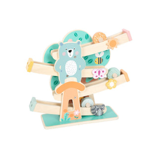 small foot | Kugelbahn Pastell aus Holz - Racher