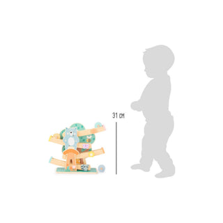 small foot | Kugelbahn Pastell aus Holz - Racher