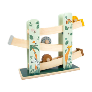 small foot | Kugelbahn aus Holz im Safari-Look - Racher