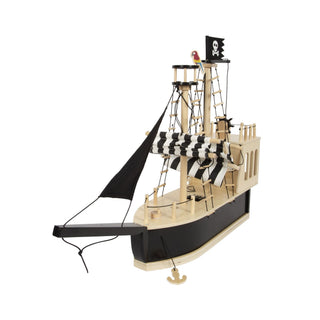 small foot | Piratenschiff aus Holz mit Zubehör für Puppen - Racher