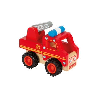 small foot | Feuerwehrfahrzeug aus Holz mit beweglicher Leiter