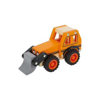 small foot | Bagger Baustellenfahrzeug aus Holz mit beweglicher Schaufel