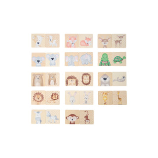 small foot | Memory Spiel mit Tiermotiven aus Holz