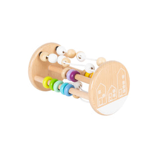 small foot | Motorikspielzeug Regenbogen aus Holz mit bunten Ringen