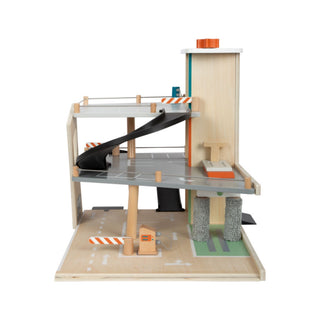 small foot | Parkhaus Rallye Spielparkhaus Holz mit Autos