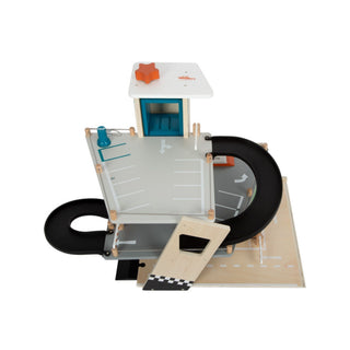 small foot | Parkhaus Rallye Spielparkhaus Holz mit Autos