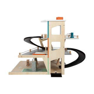 small foot | Parkhaus Rallye Spielparkhaus Holz mit Autos