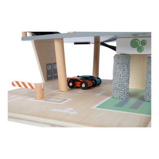 small foot | Parkhaus Rallye Spielparkhaus Holz mit Autos
