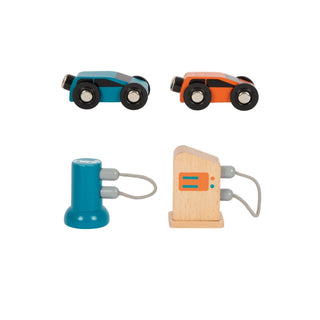 small foot | Parkhaus Rallye Spielparkhaus Holz mit Autos