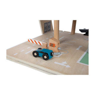 small foot | Parkhaus Rallye Spielparkhaus Holz mit Autos