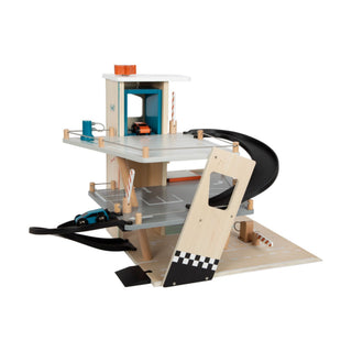 small foot | Parkhaus Rallye Spielparkhaus Holz mit Autos