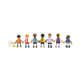 small foot | Biegepuppen-Familie mit Baby Patchworkfamily 8 Holzfiguren