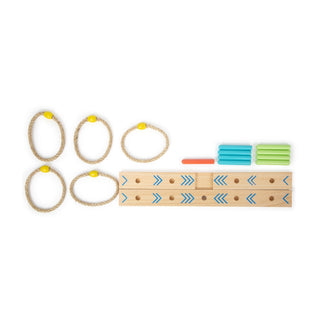 small foot | Ringwurfspiel Active aus Holz mit geflochtenen Ringen