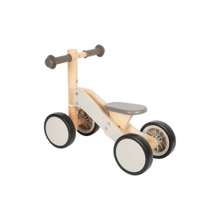 small foot | Rutschfahrrad Esel aus Holz mit Lenkertasche Rutschfahrrad