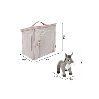 small foot | Spielset Esel mit Stall und Zubehör in der Tasche