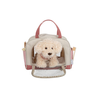 small foot | Hund mit Tasche und Pflege-Set rosa