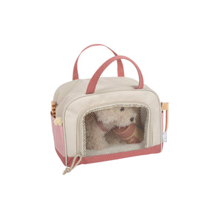 small foot | Hund mit Tasche und Pflege-Set rosa