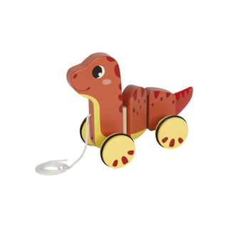 small foot | Nachziehtier Dino aus Holz