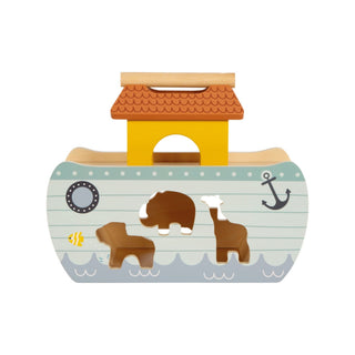 small foot | Steckspiel Arche Noah Safari aus Holz für Kinder