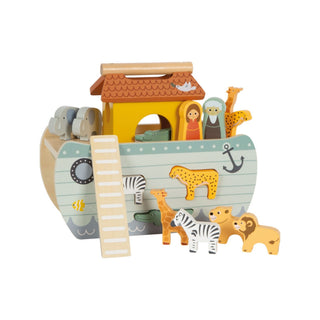 small foot | Steckspiel Arche Noah Safari aus Holz für Kinder